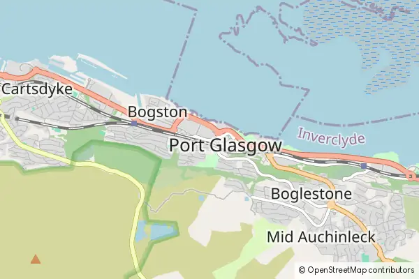 Mapa Port Glasgow