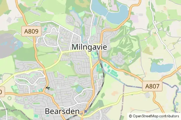 Mapa Milngavie