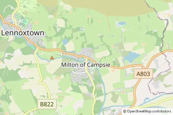 Mapa Milton of Campsie