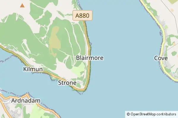 Mapa Blairmore