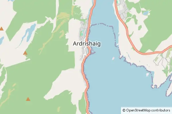 Mapa Ardrishaig