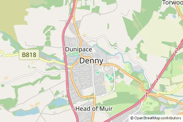 Mapa Denny