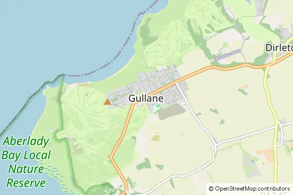 Mapa Gullane