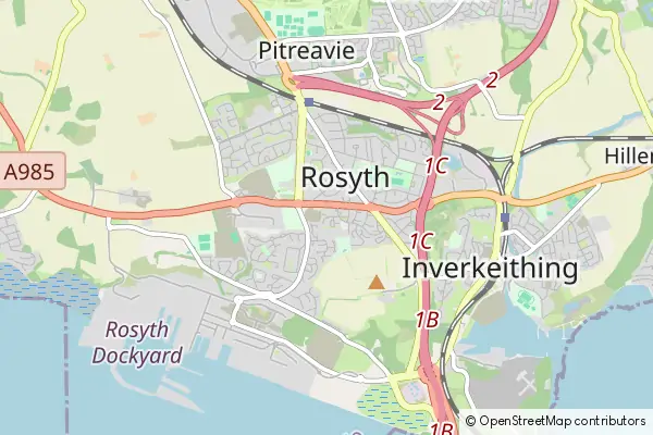 Mapa Rosyth