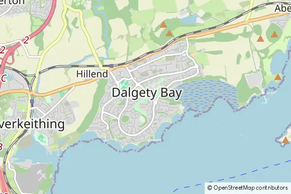 Mapa Dalgety Bay