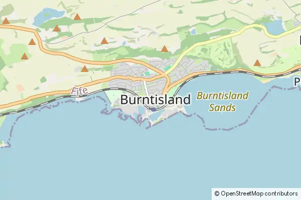 Mapa Burntisland