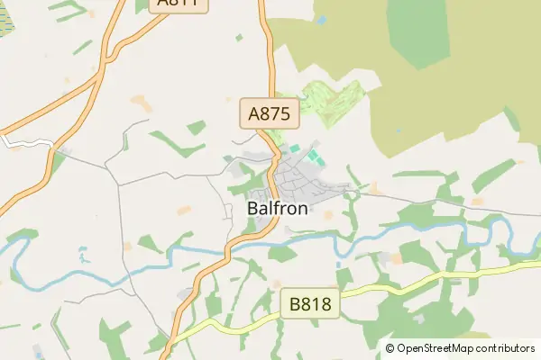 Mapa Balfron