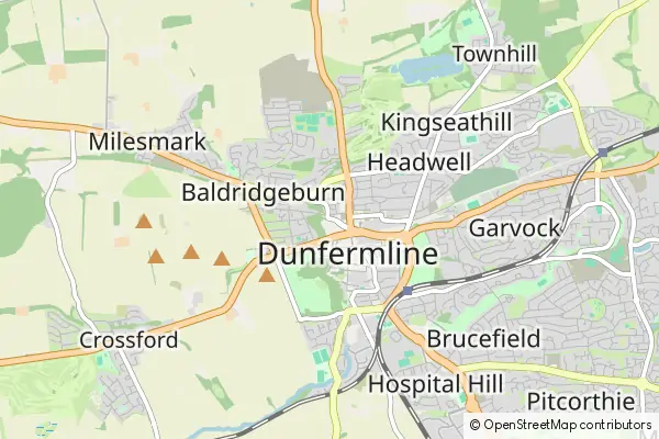 Mapa Dunfermline