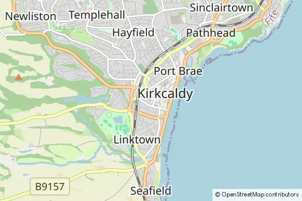 Mapa Kirkcaldy