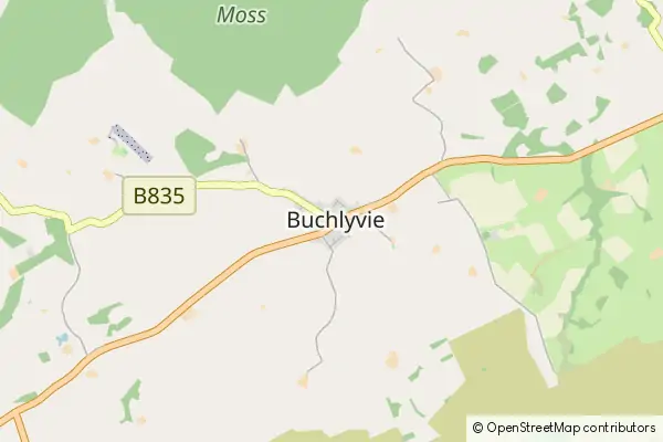 Mapa Buchlyvie