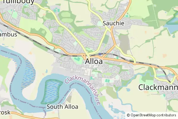 Mapa Alloa