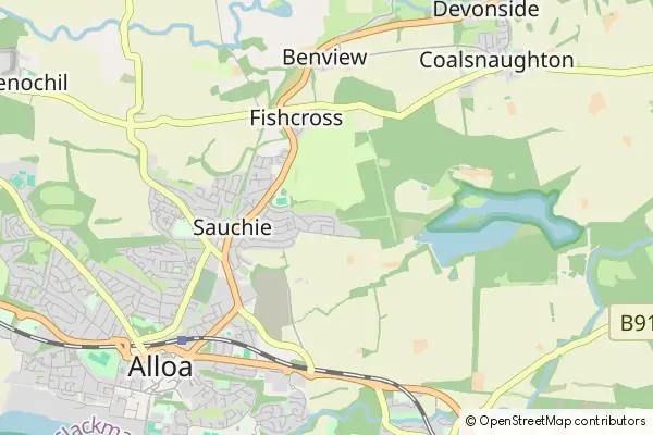 Mapa Sauchie