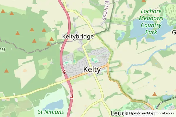 Mapa Kelty