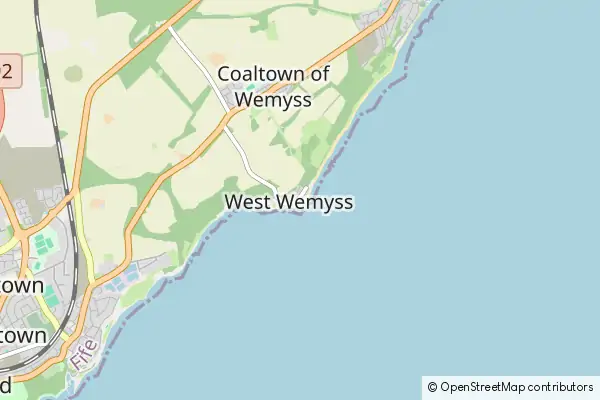 Mapa West Wemyss