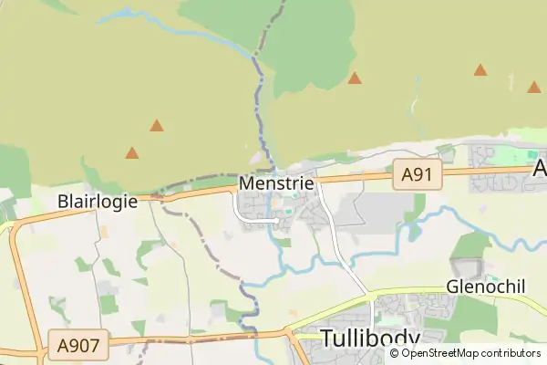 Mapa Menstrie