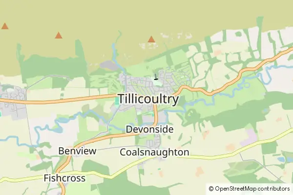 Mapa Tillicoultry