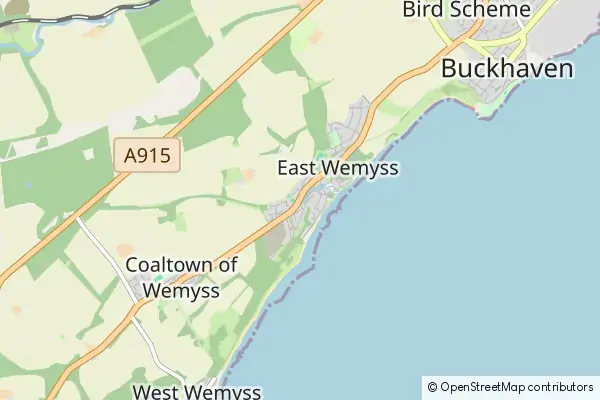 Mapa East Wemyss