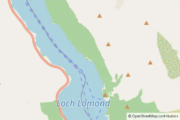 Mapa Rowardennan