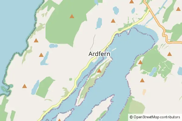 Mapa Ardfern