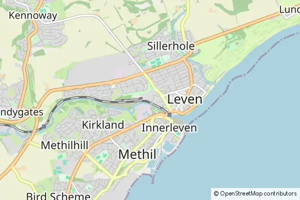 Mapa Levenmouth