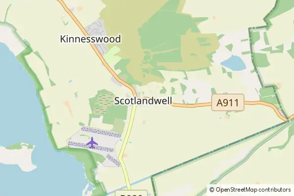 Mapa Scotlandwell