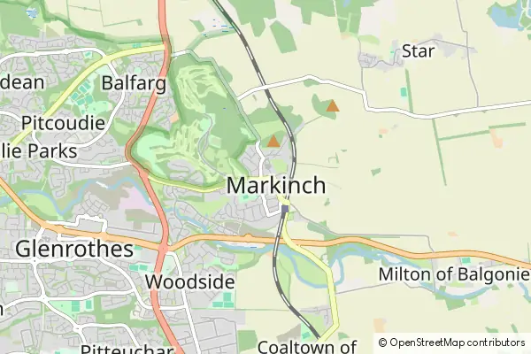 Mapa Markinch
