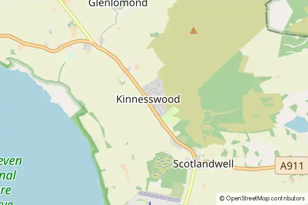 Mapa Kinnesswood