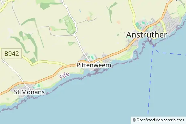 Mapa Pittenweem