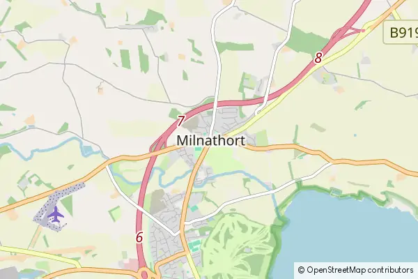 Mapa Milnathort