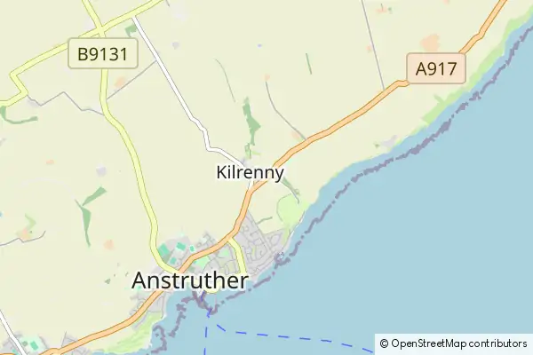 Mapa Kilrenny