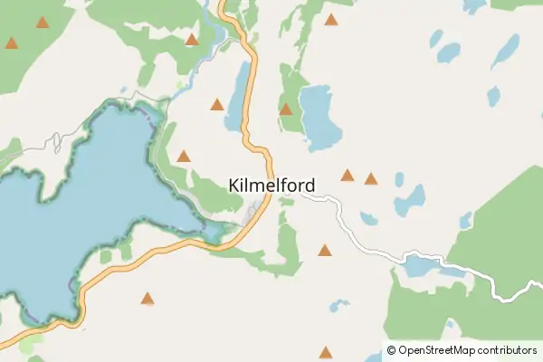 Mapa Kilmelford