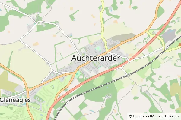 Mapa Auchterarder