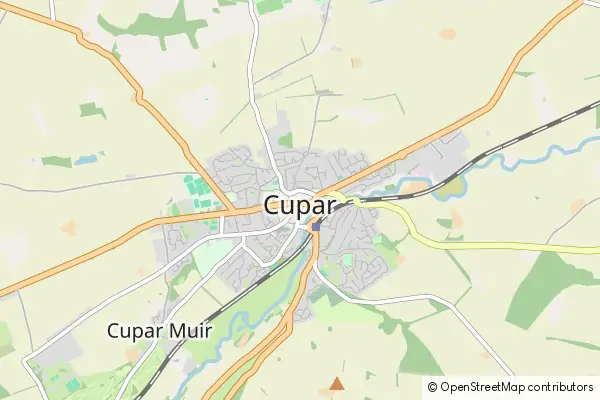 Mapa Cupar