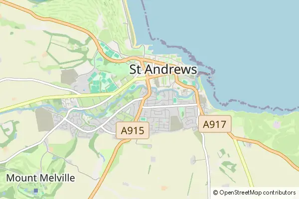 Mapa St. Andrews