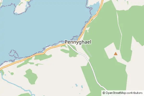 Mapa Pennyghael