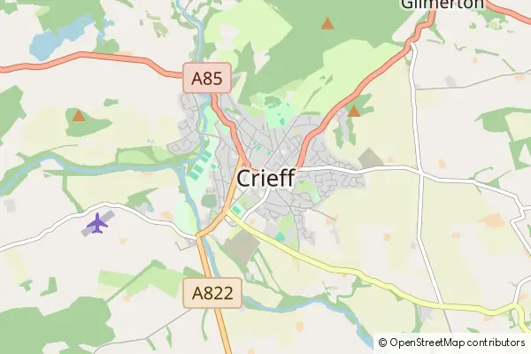 Mapa Crieff