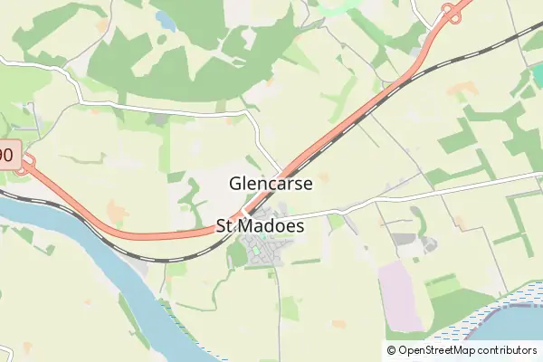 Mapa Glencarse