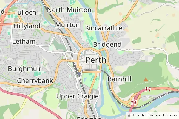 Mapa Perth