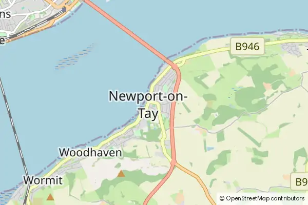 Mapa Newport-on-Tay