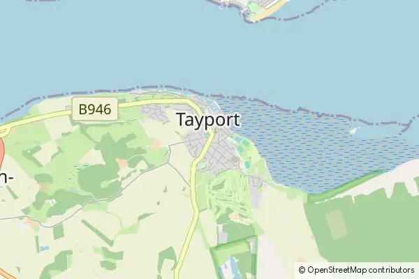 Mapa Tayport