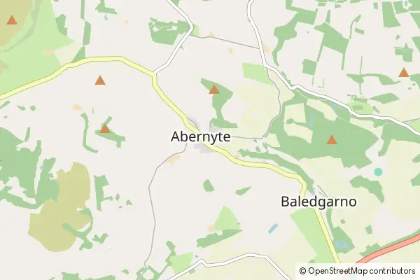 Mapa Abernyte