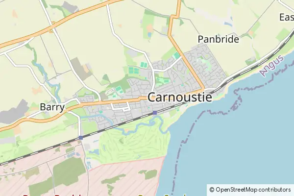 Mapa Carnoustie