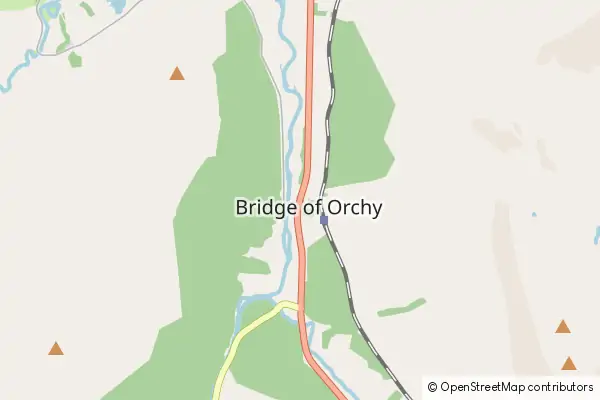 Mapa Bridge of Orchy