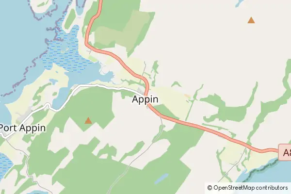 Mapa Appin