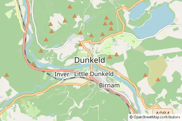 Mapa Dunkeld