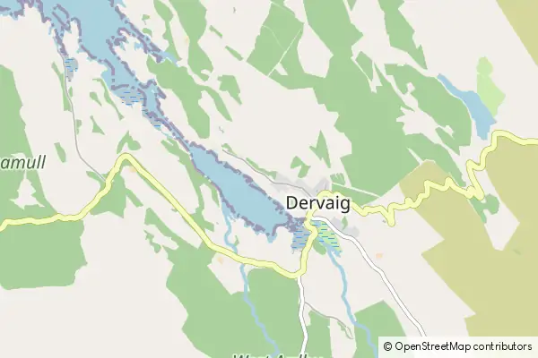 Mapa Dervaig