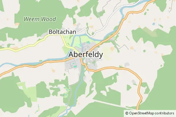 Mapa Aberfeldy