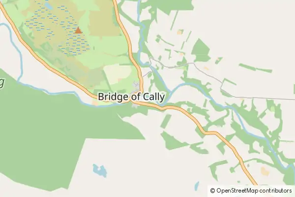 Mapa Bridge of Cally