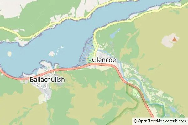 Mapa Glencoe Village