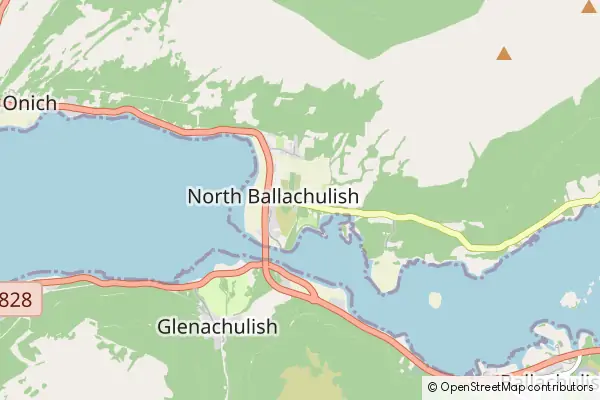 Mapa North Ballachulish